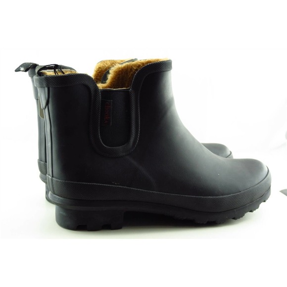 Chooka Chelsea Snow Boot Sz 9 M Chelsea Round Toe Black Synthetic Women - Picture 3 of 6